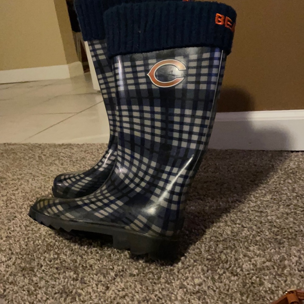 Bears rubber rain boots size7
